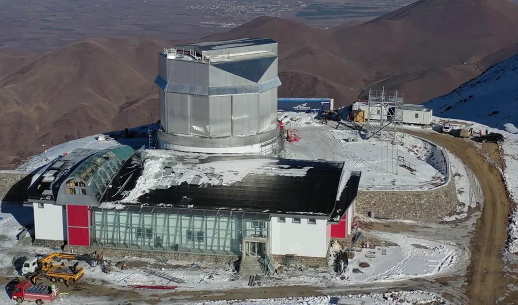 Türkiyenin en büyük optik ve kızılötesi teleskobu, ilk ışığı 2022de alacak