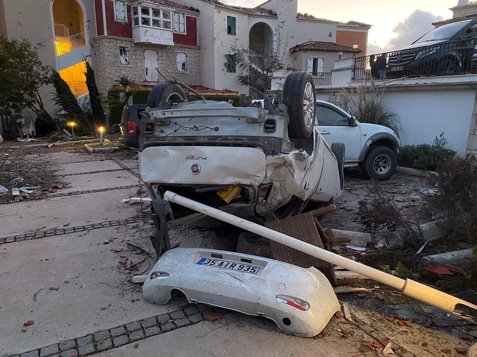 Çeşmeyi hortum, Çiğliyi dolu vurdu Felaketin boyutu gün aydınlanınca ortaya çıktı