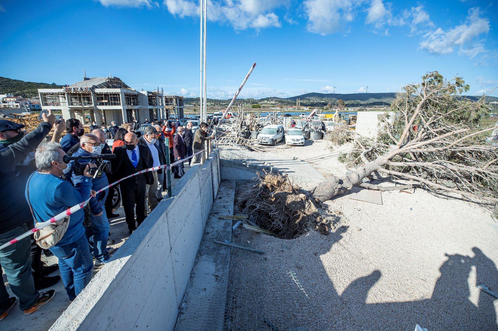 Çeşmeyi hortum, Çiğliyi dolu vurdu Felaketin boyutu gün aydınlanınca ortaya çıktı
