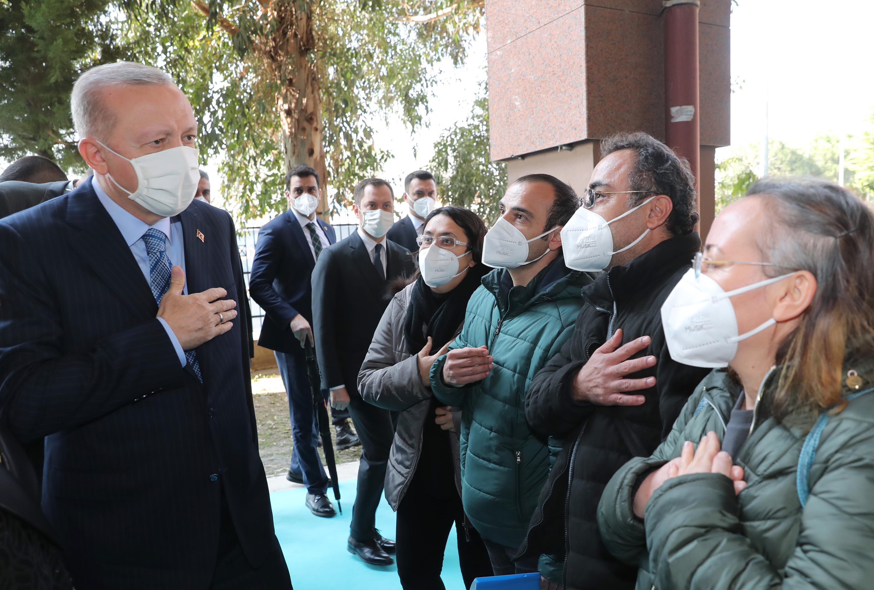 Erdoğan çifti, Ayda bebek ve ailesiyle bir araya geldi