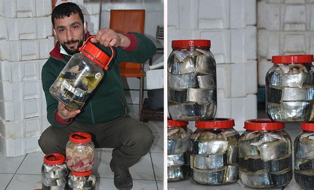 Kavanozu 350 lira olan lakerda yok satıyor