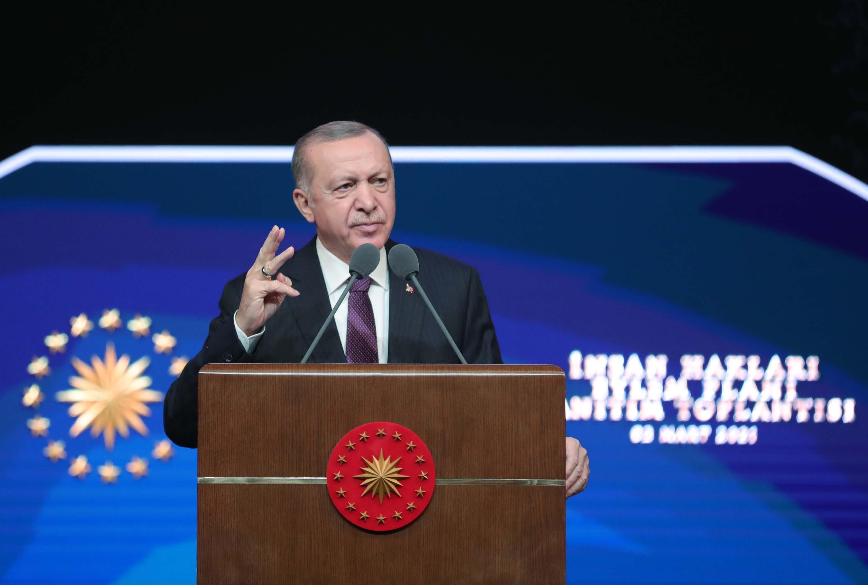 Cumhurbaşkanı Erdoğan, İnsan Hakları Eylem Planını açıkladı