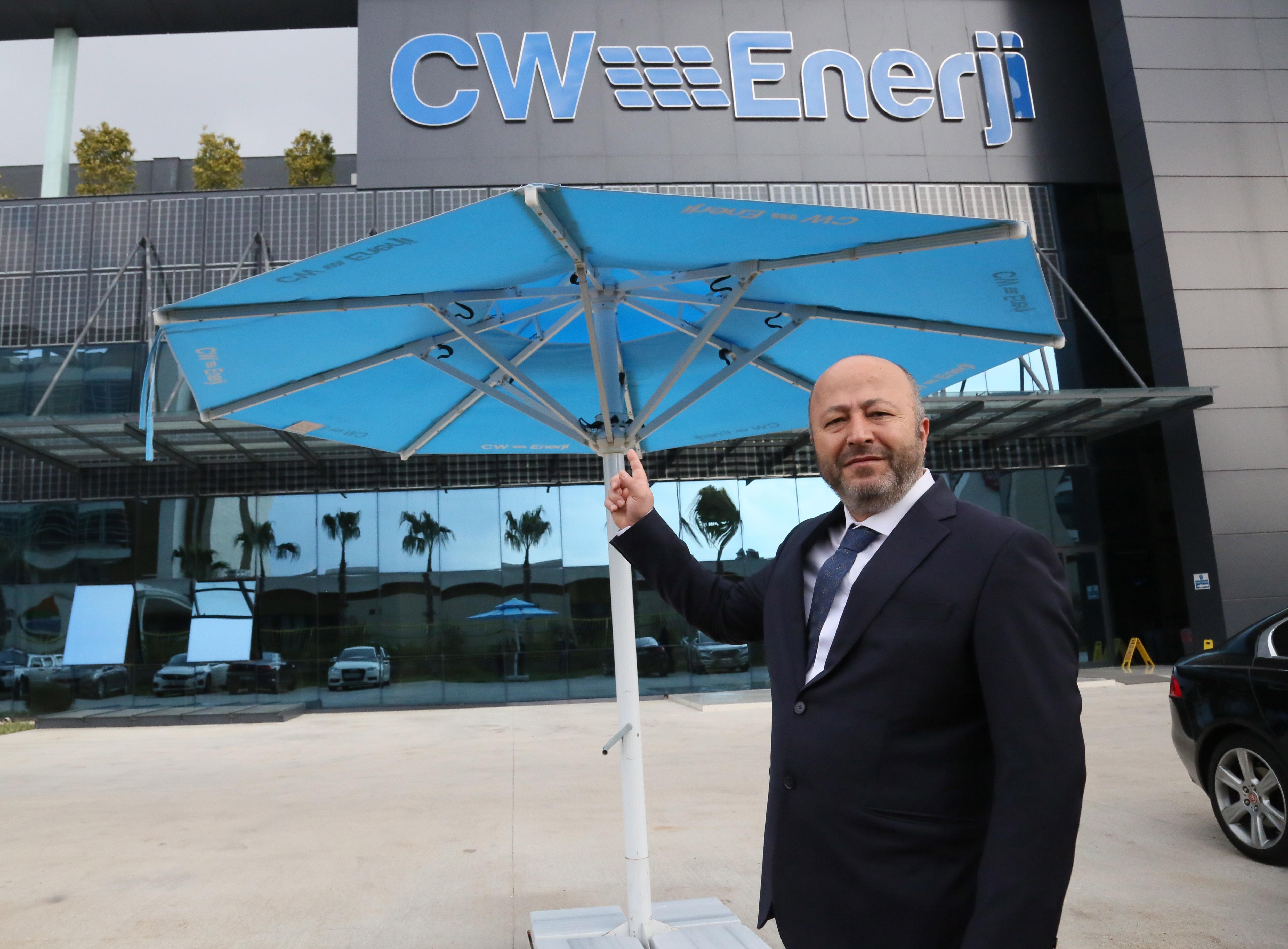 Plaj şemsiyeleri elektrik üretecek