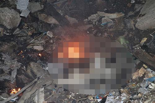 Ankarada, çöplükte yanmış köpek ölüsü bulundu