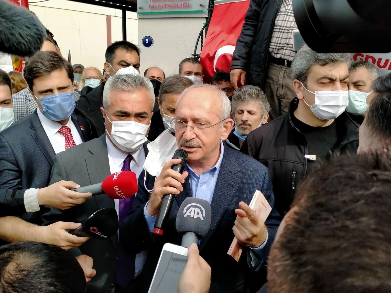 Kılıçdaroğluna esnaftan bozuk yol tepkisi