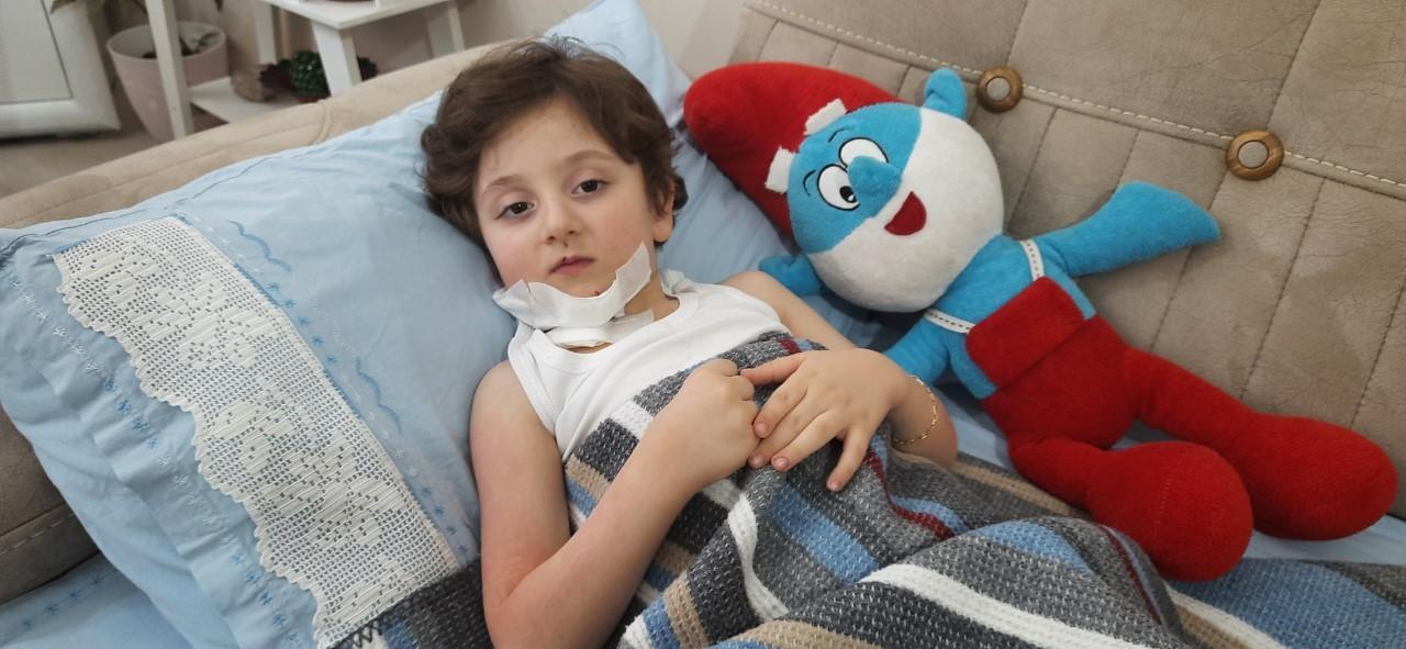 Küçük Bedirhan, sokak köpeklerinin saldırısında yaralandı