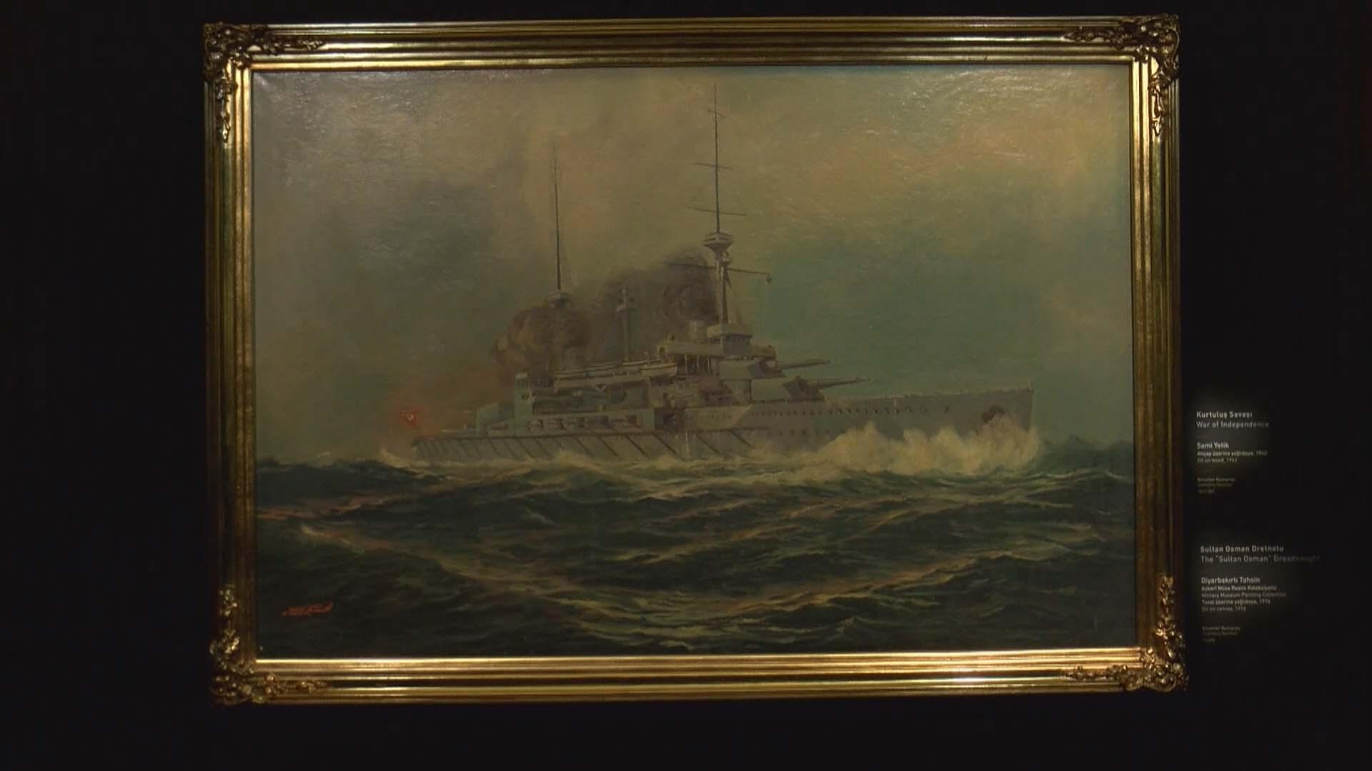 Büyük zaferin 106. yılında Çanakkaleyi anlatan eserler Beşiktaş Resim Müzesinde sergileniyor