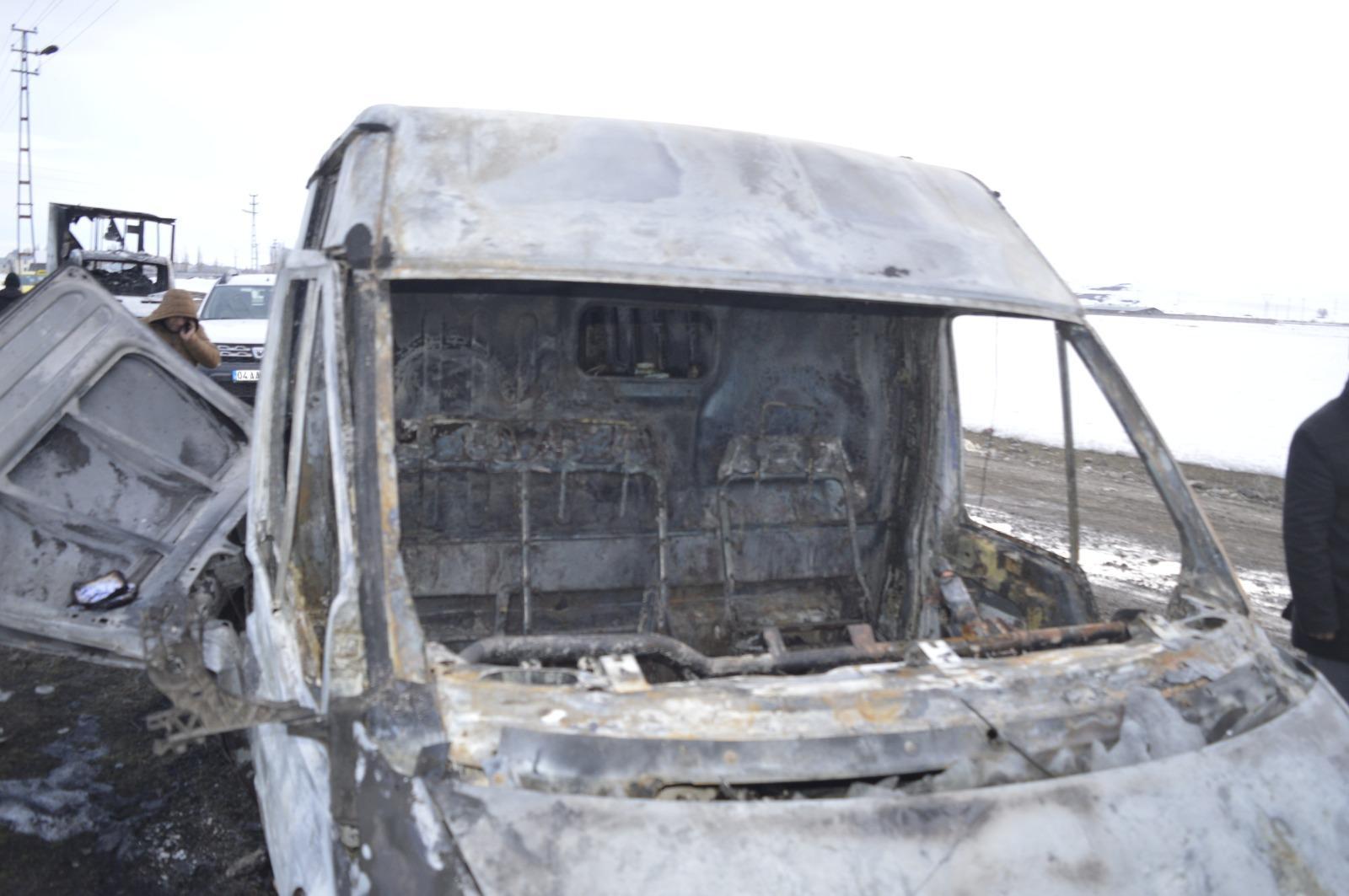 Ağrı’da araç kundaklama olayı ile ilgili 4 kişi gözaltına alındı