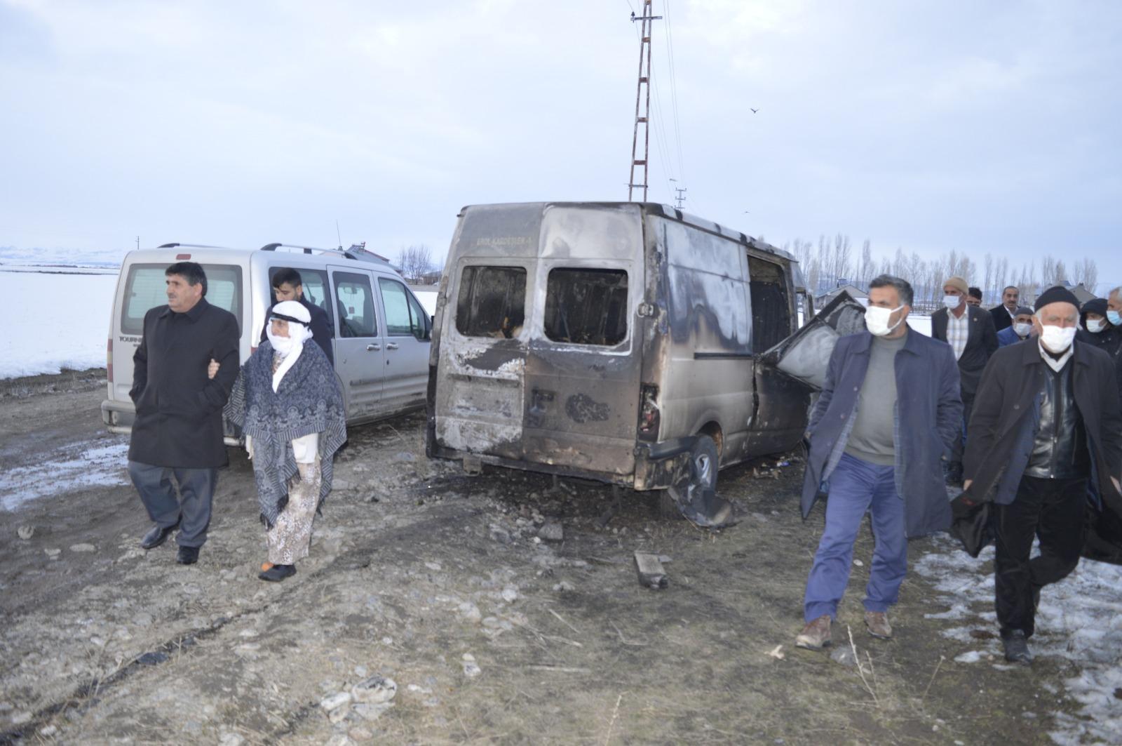 Ağrı’da araç kundaklama olayı ile ilgili 4 kişi gözaltına alındı