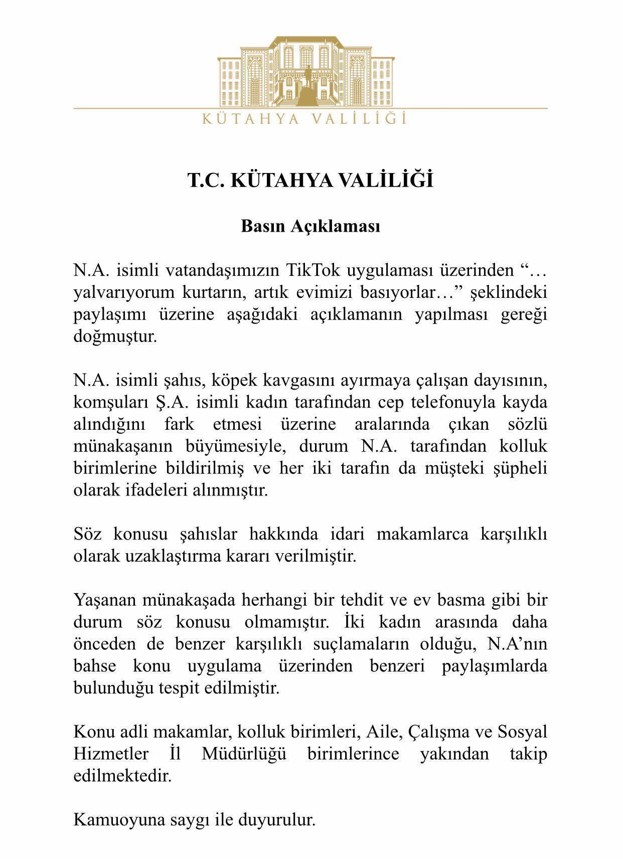 Genç kadının ağlayarak yardım istediği videosuna valilik açıklaması