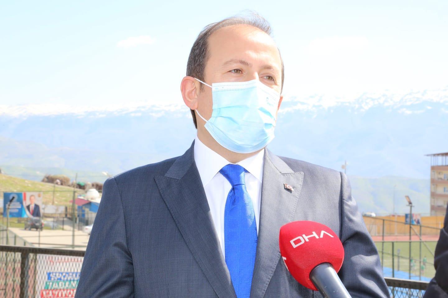 Şırnak Valisi mavi rengin sırrını açıkladı: 520 bin kişiye sağlık taraması yaptık