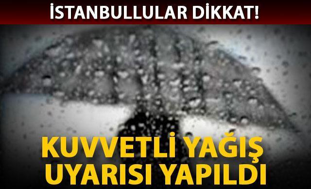 İstanbulda Meteorolojinin uyarısının ardından dolu önlemi