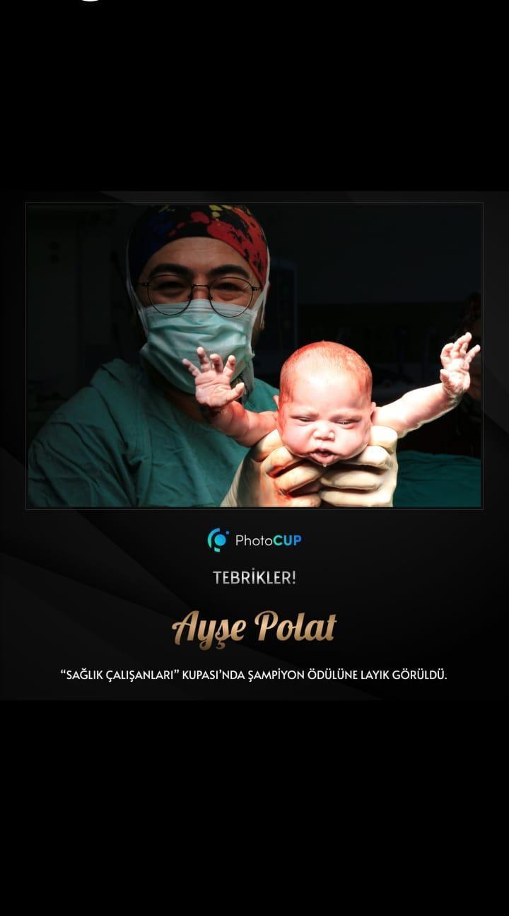 Anestezi teknikeri, Burçak bebeğin fotoğrafıyla birinci oldu