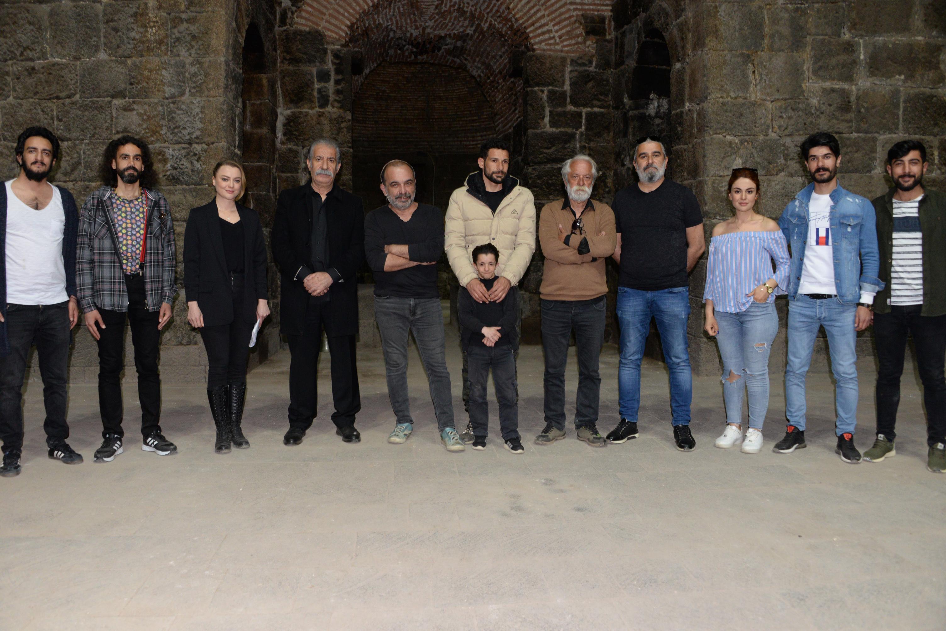 Diyarbakırın tarihi mekanları, dizi çekimleri için doğal plato oldu
