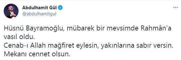 Bediüzzamanın talebesi Hüsnü Bayramoğlu, hayatını kaybetti