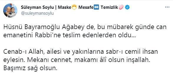 Bediüzzamanın talebesi Hüsnü Bayramoğlu, hayatını kaybetti