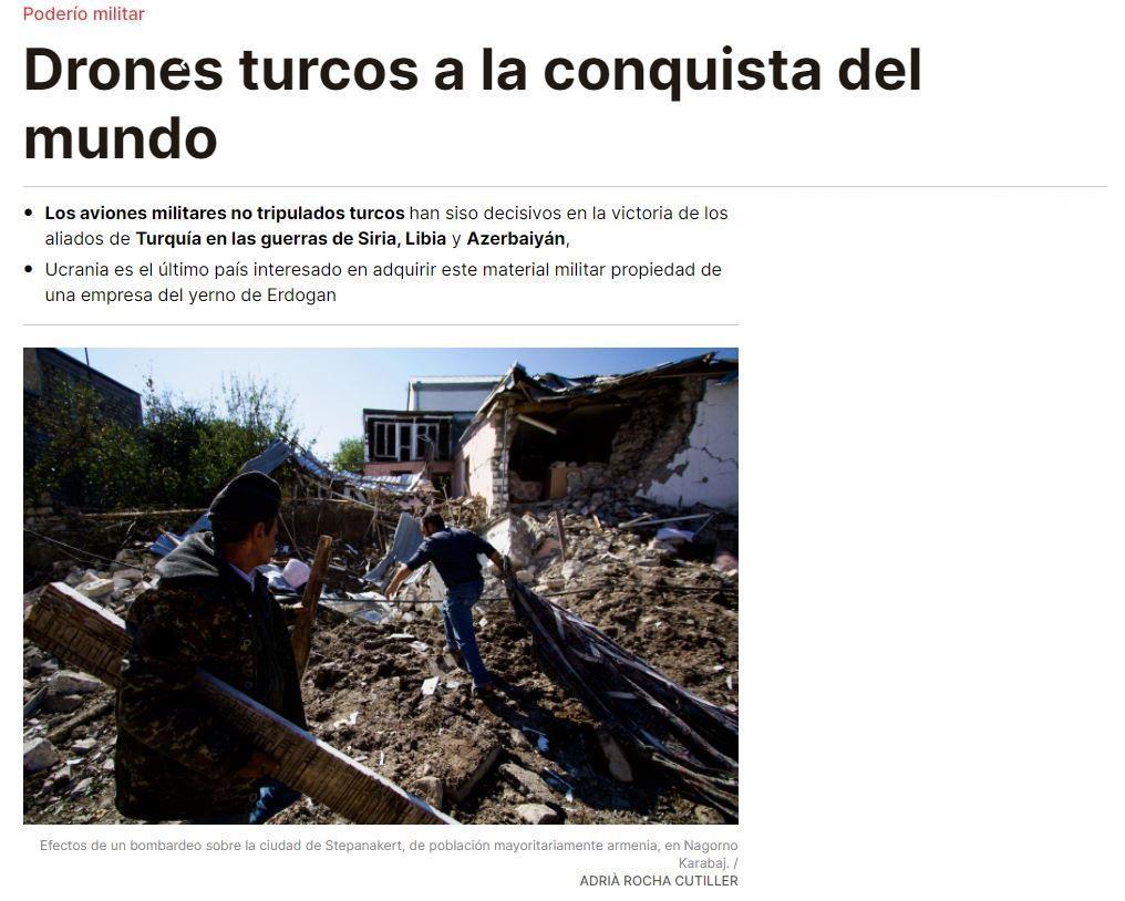 İspanyol gazetesi Periodicodan Türk SİHA’larına övgü: Dünyayı fethediyor