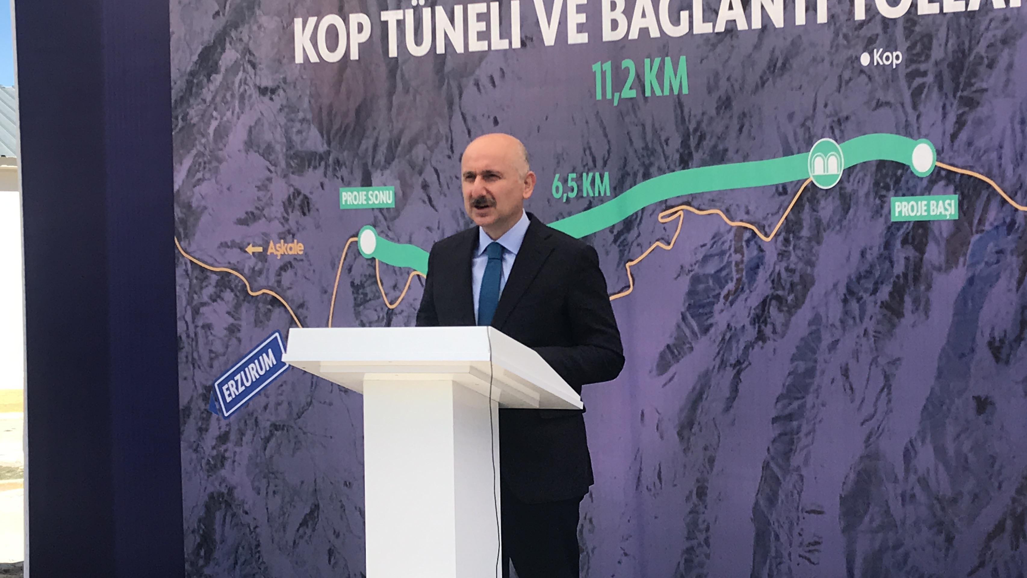 Kürtün Ayrım Kavşağı ve Tüneli açıldı