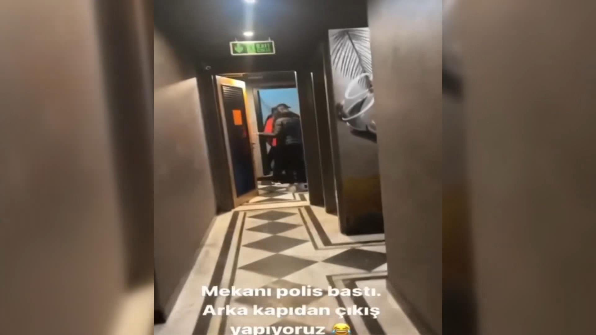 Ataşehirde sokağa çıkma kısıtlamasında nargile kafeye baskın