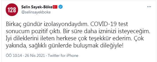 CHPli Selin Sayek Böke, koronavirüse yakalandı