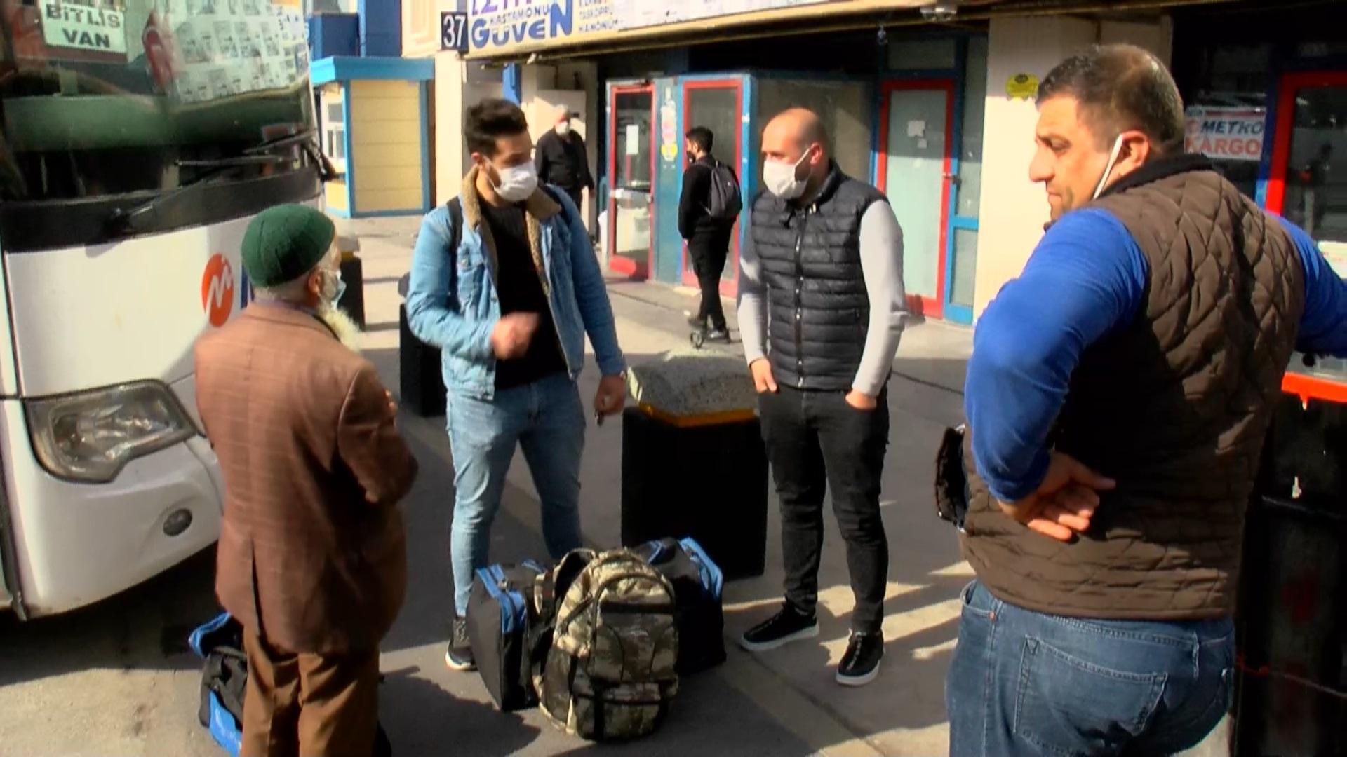 Otogarda bilet satış sistemleri kilitlendi, İstanbuldan göç başladı