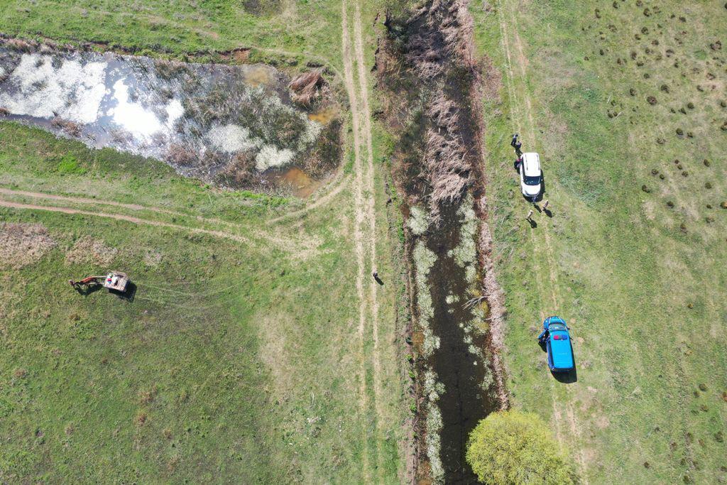 Kaçak avcı drone ile yakalandı