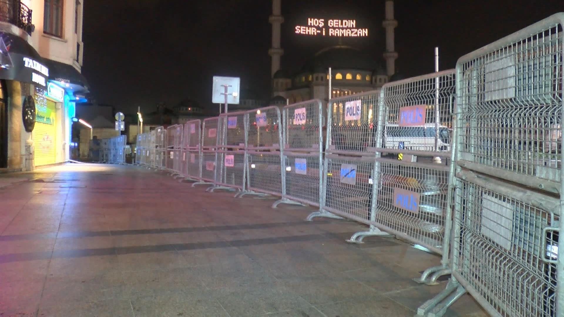 1 Mayıs öncesi Taksim Meydanı ve Gezi Parkında güvenlik tedbirleri artırıldı