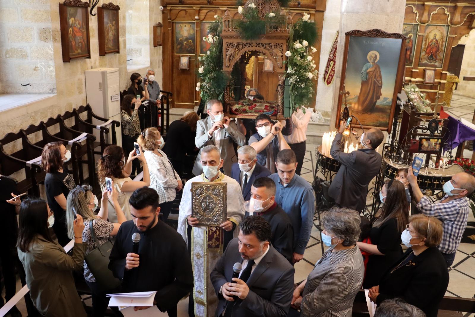 Hatayda, Hz. İsanın temsili cenaze töreni ayini düzenlendi