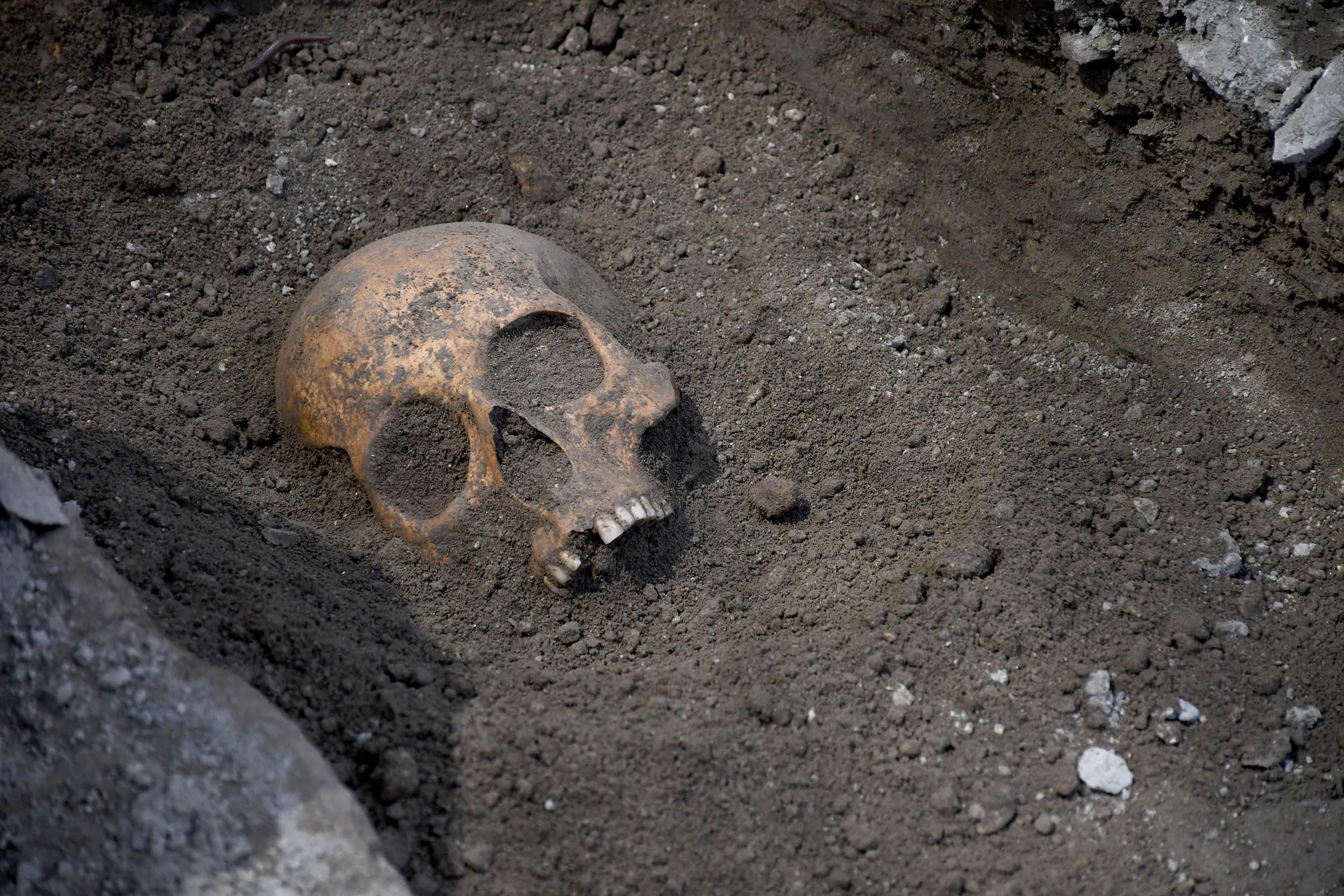 Tarihi Kadıkalesi kazılarında 13üncü yüzyıldan kalma insan iskeletleri bulundu