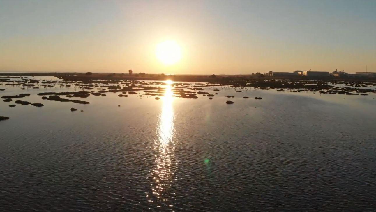 İzmir Kuş Cennetinde gün batımı güzelliği