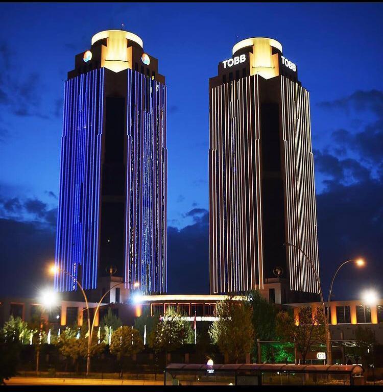 Ankaranın simgeleri, 9 Mayıs Avrupa Günü için süslendi