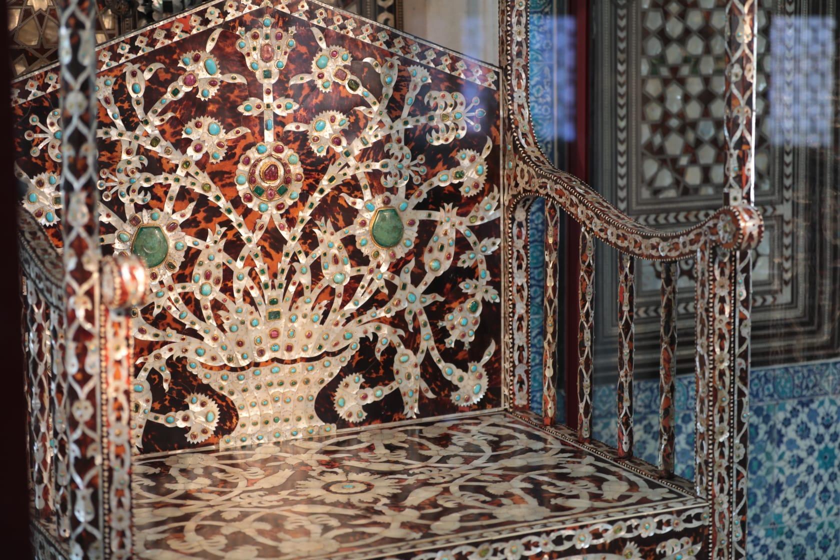 Topkapı Sarayında Arife Tahtı sergilenmeye başlandı