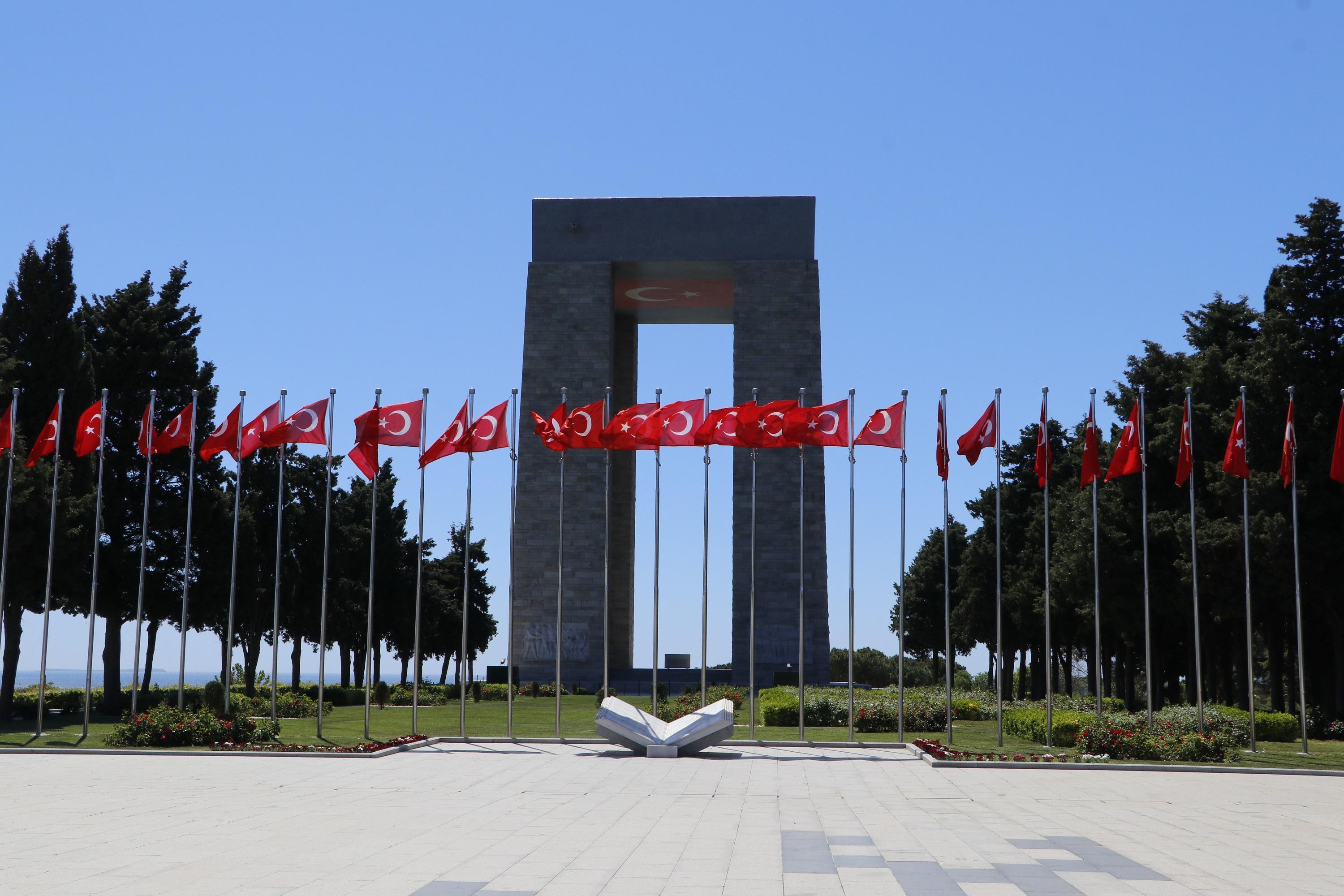 Çanakkalede şehit düşen Gazze ve Kudüslü şehitlerin mezarlarına ziyaret