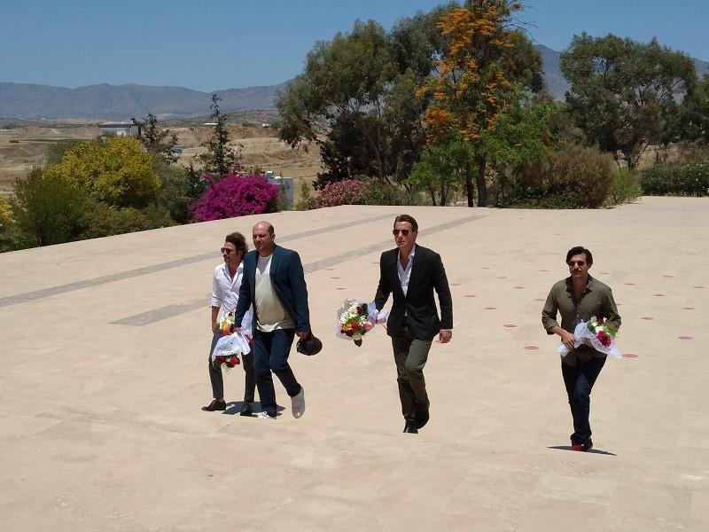 Bir Zamanlar Kıbrıs dizisi oyuncularından anlamlı ziyaret