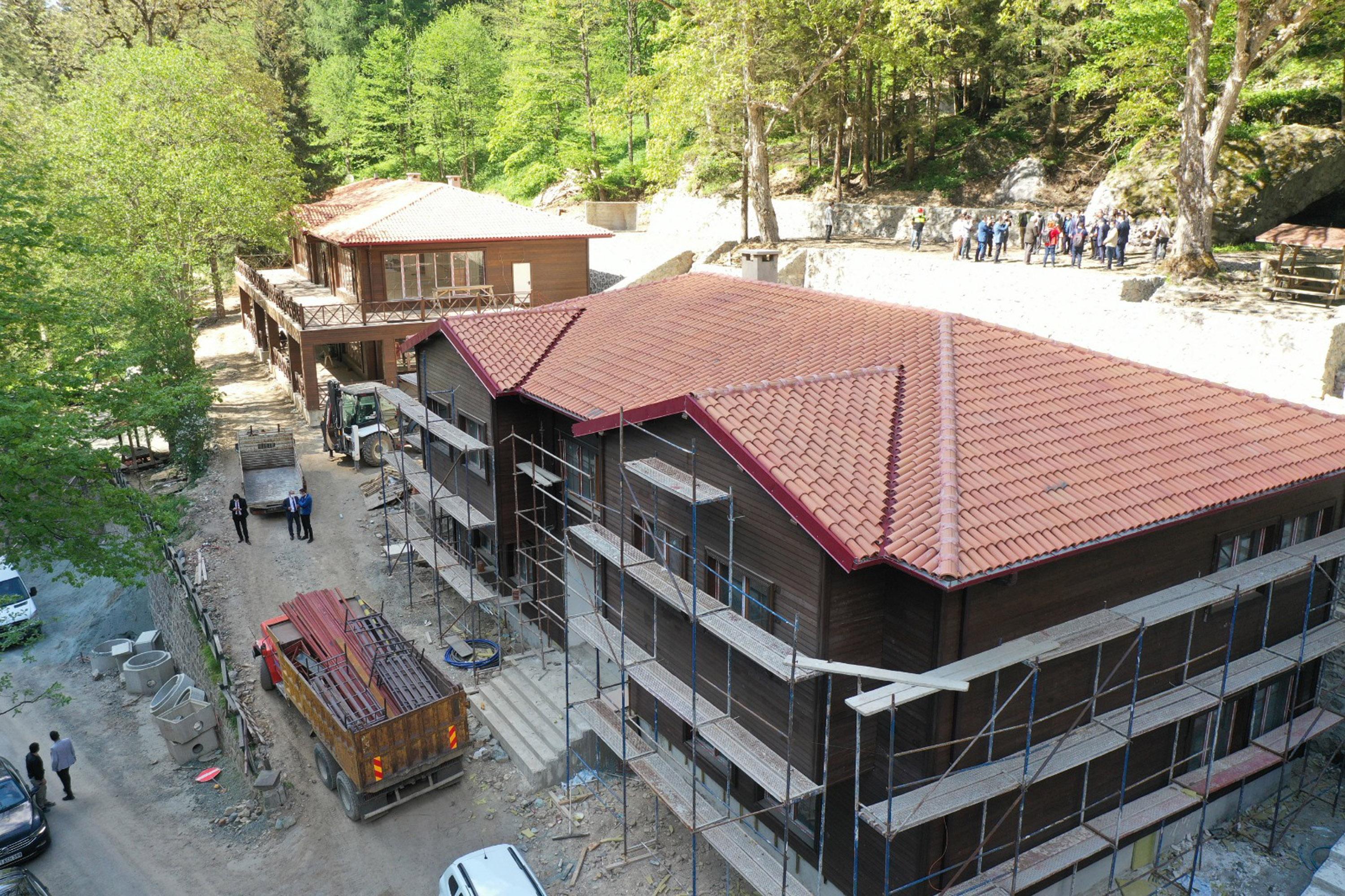 Sümela manzaralı kır kahvesi ve lokantası