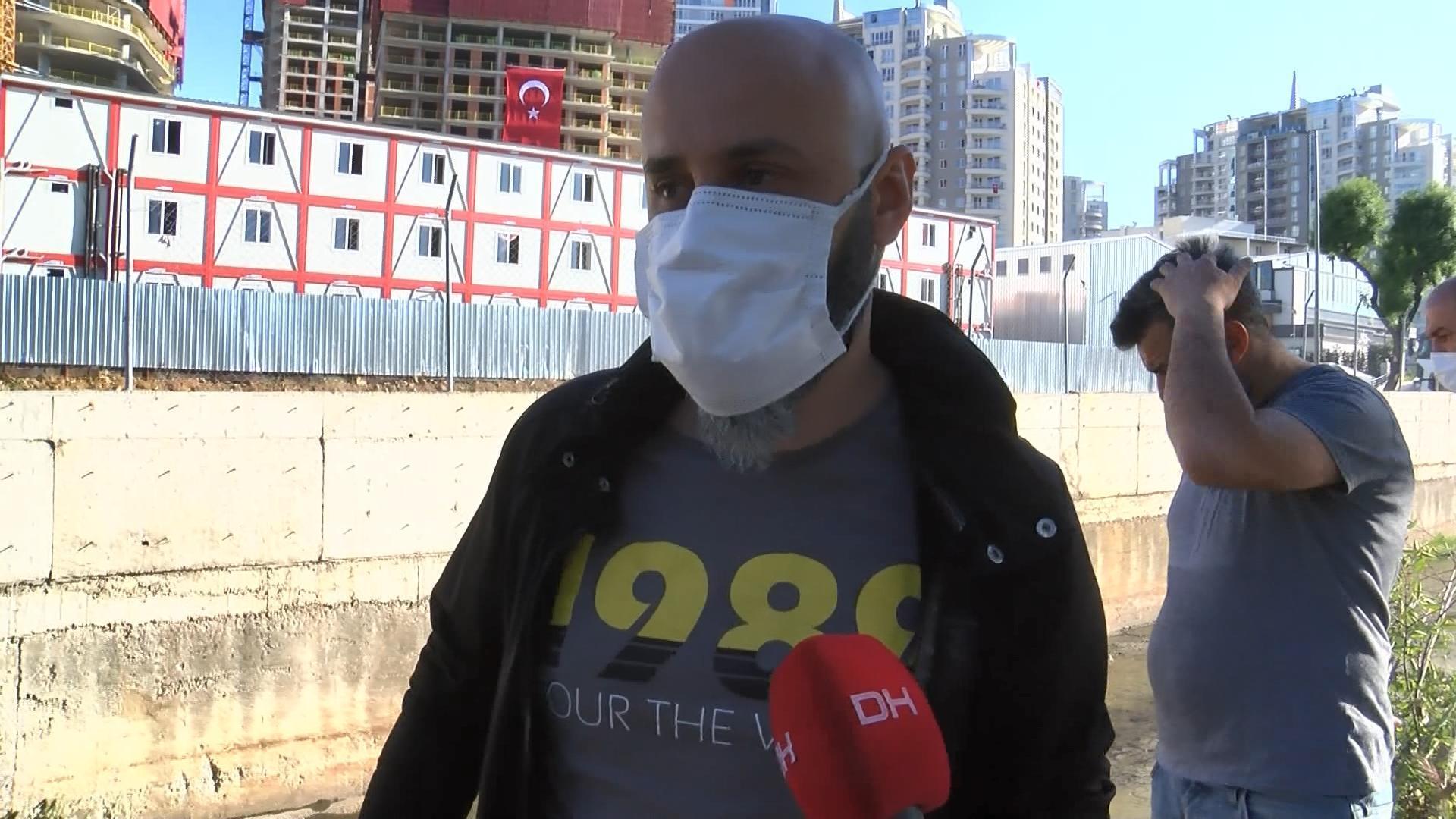 Kartalda dereye uçan araçtan burnu bile kanamadan çıktı