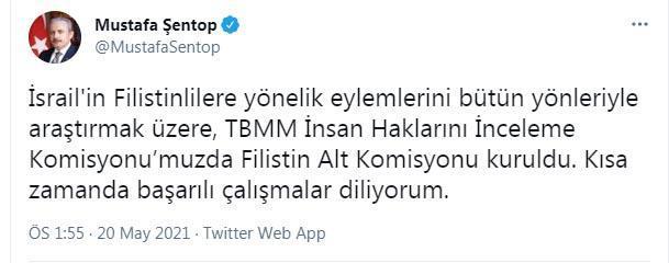 TBMM, İsrailin Filistine yönelik saldırılarını araştıracak