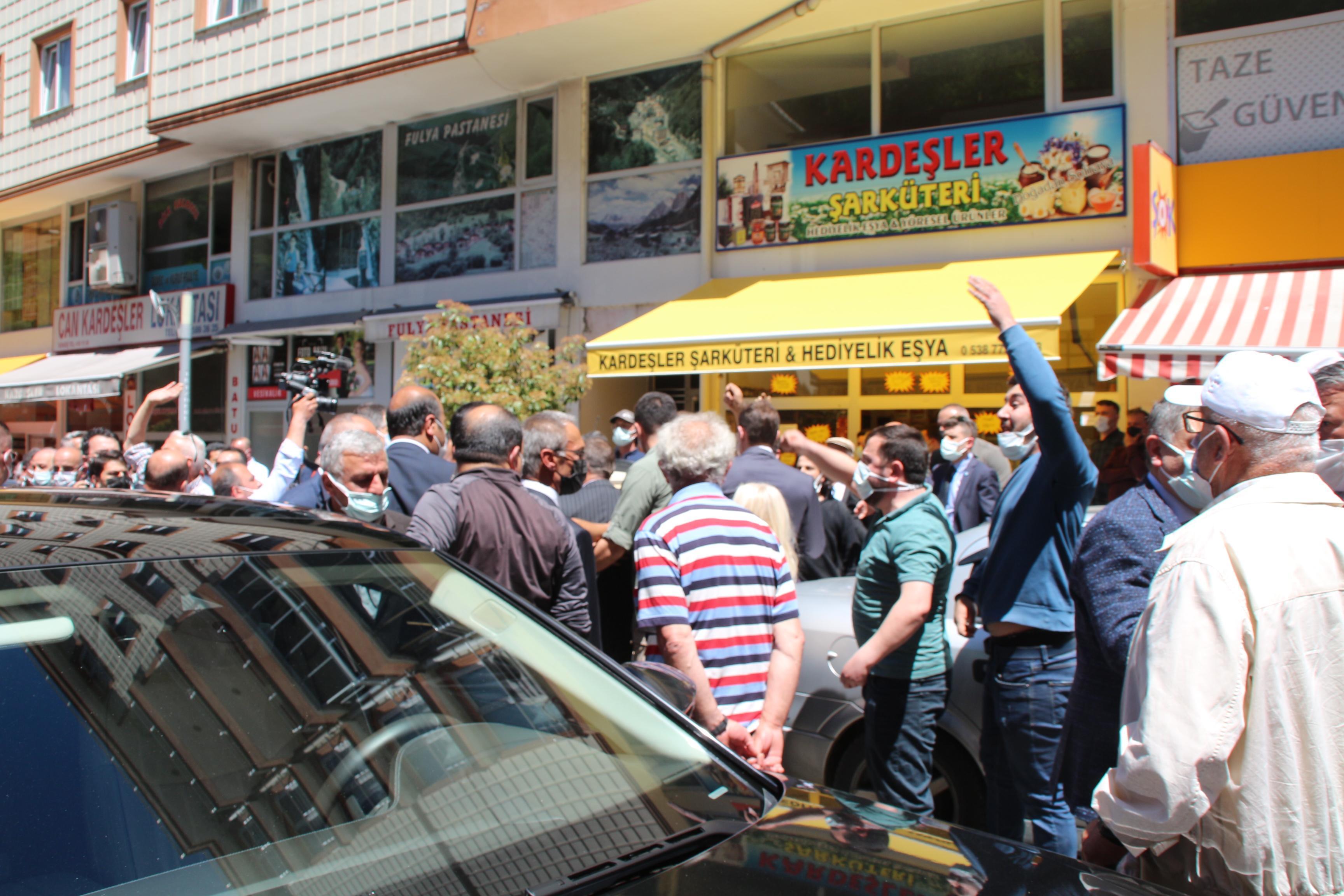 Akşener’in İkizdere ziyaretinde gerginlik