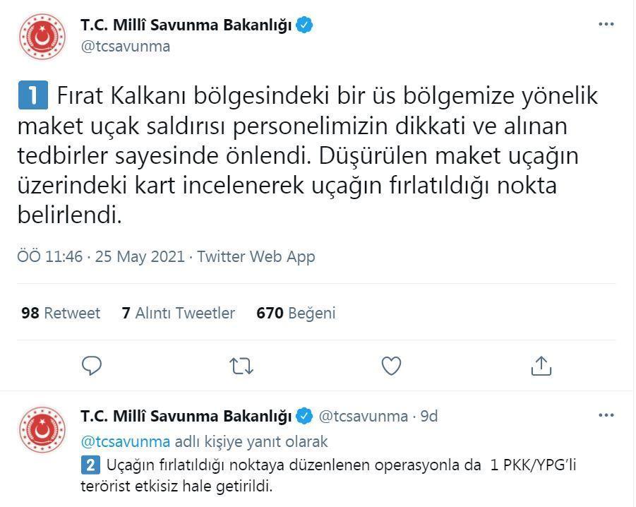 Üs bölgesine maket uçak saldırısı önlendi; 1 terörist etkisiz hale getirildi
