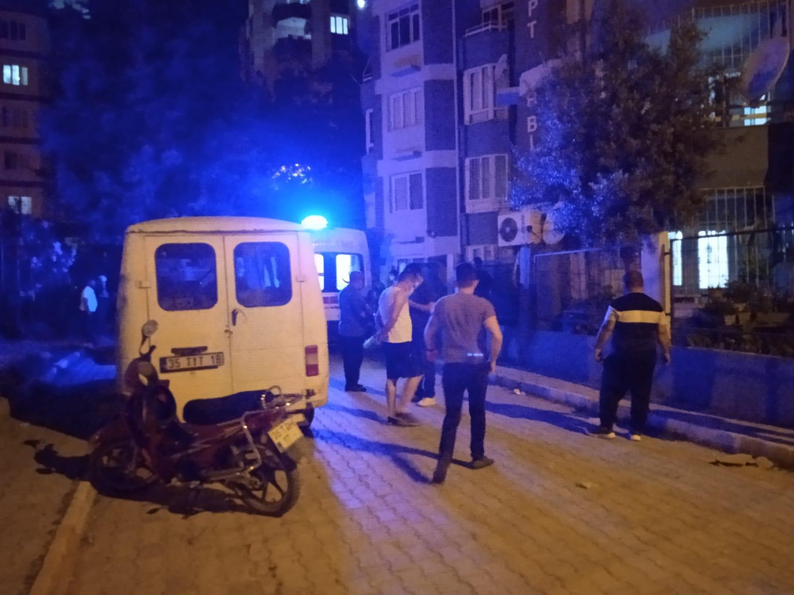 İzmirde 9uncu kattan düşen kişi hayatını kaybetti