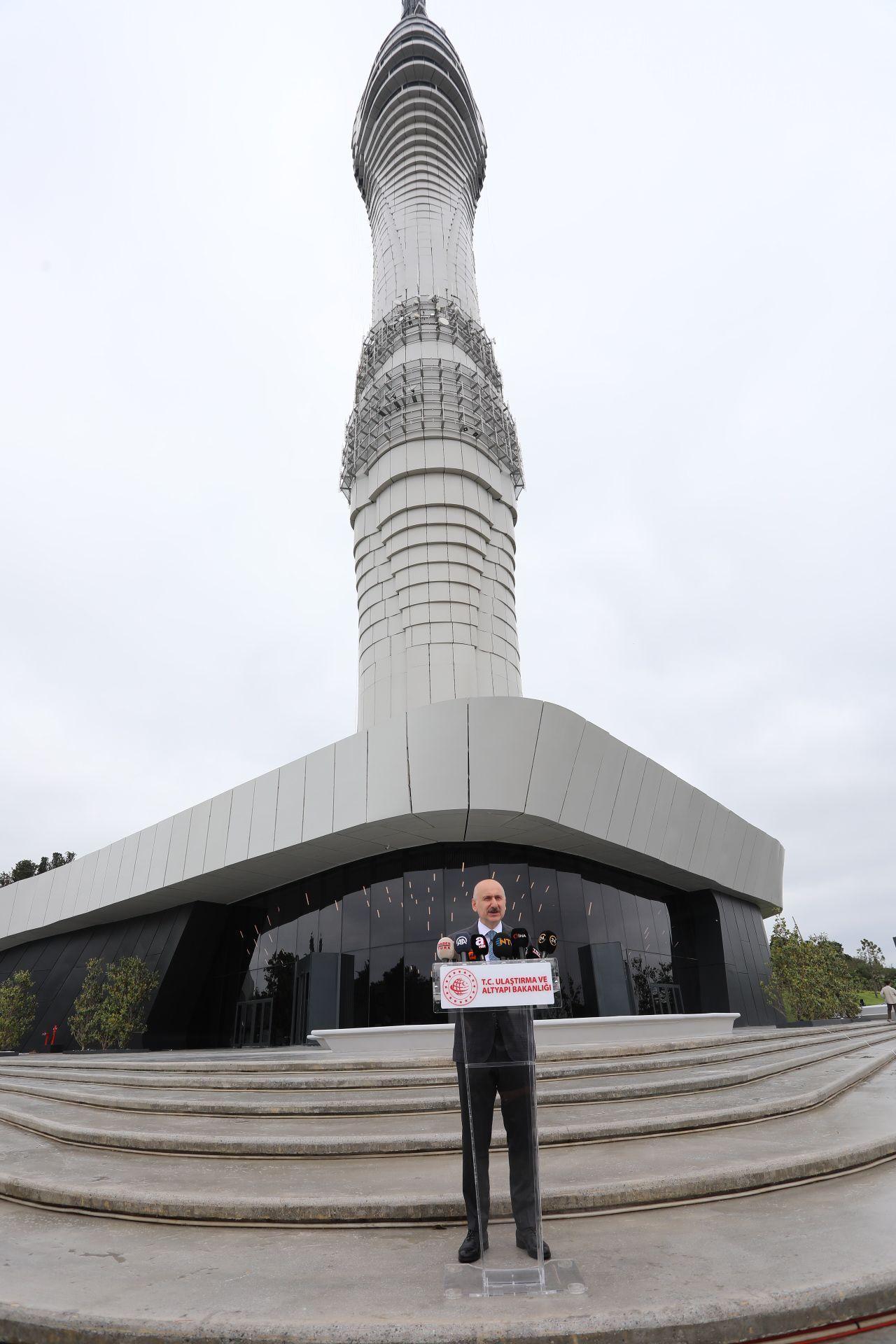 Bakan Karaismailoğlu: (Çamlıca Kulesi) İstanbulun hatta Avrupanın en yüksek yapısı