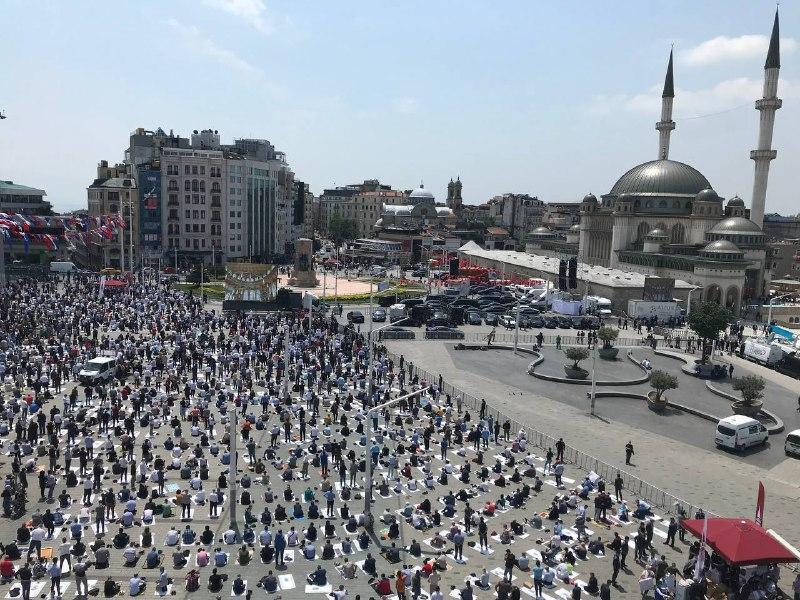 Erdoğan: Taksim Camii, İstanbulun sembolleri arasındaki seçkin yerini şimdiden almıştır