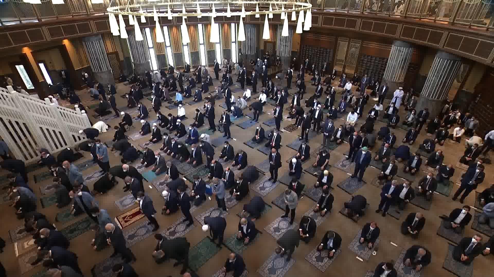 Erdoğan: Taksim Camii, İstanbulun sembolleri arasındaki seçkin yerini şimdiden almıştır