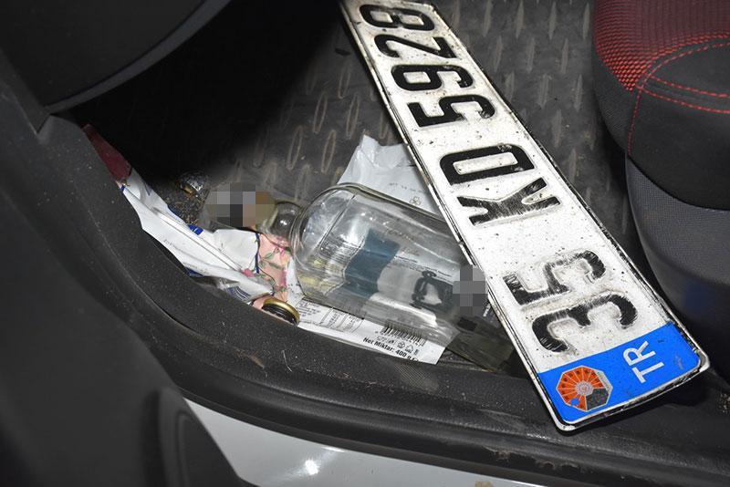 Polisin üzerine otomobilini süren alkollü sürücü, kaza yapınca yakalandı