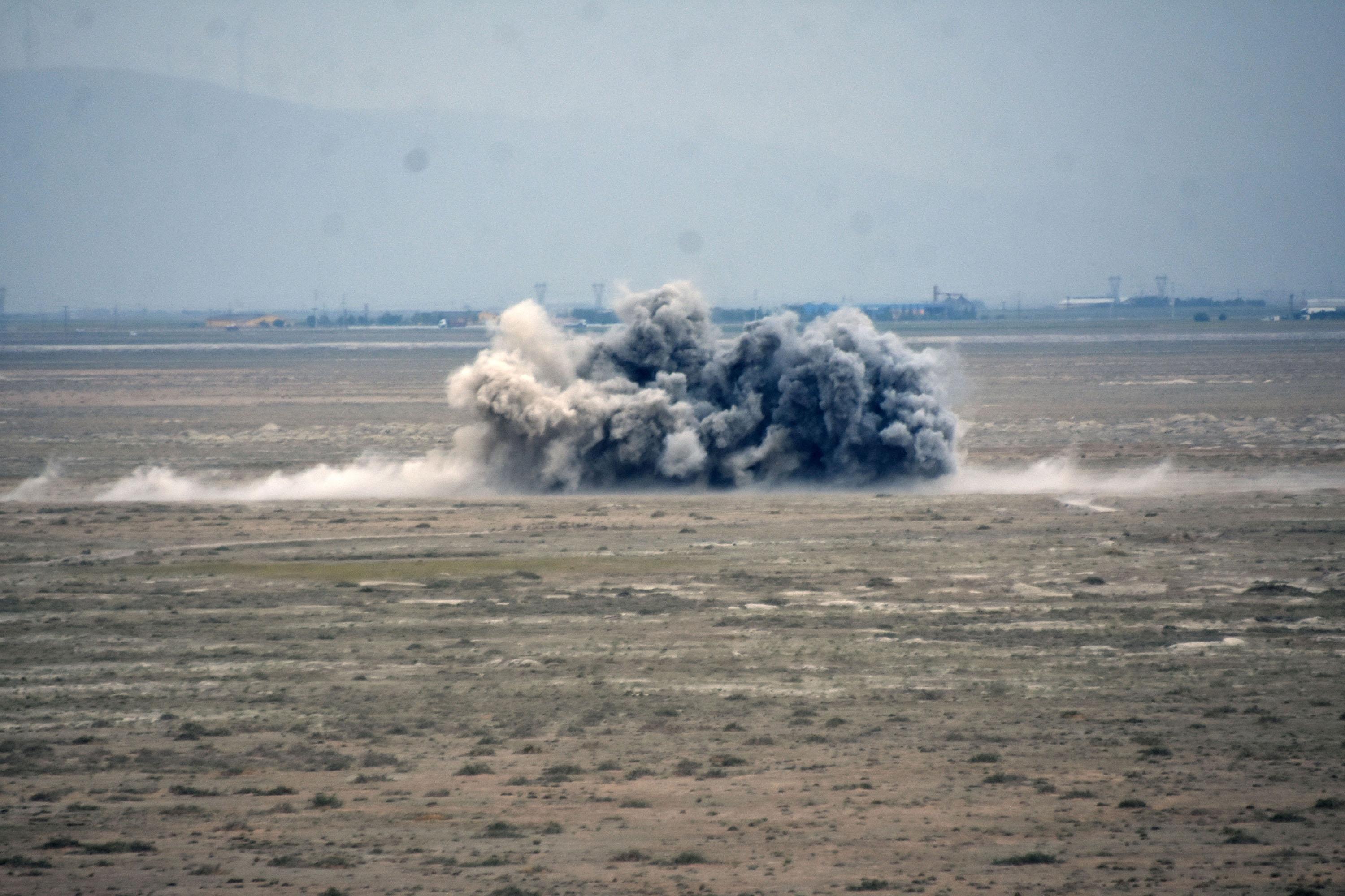 Nefes kesen Uluslararası Anadolu Ankası-2021 Tatbikatına Hürkuş da katıldı