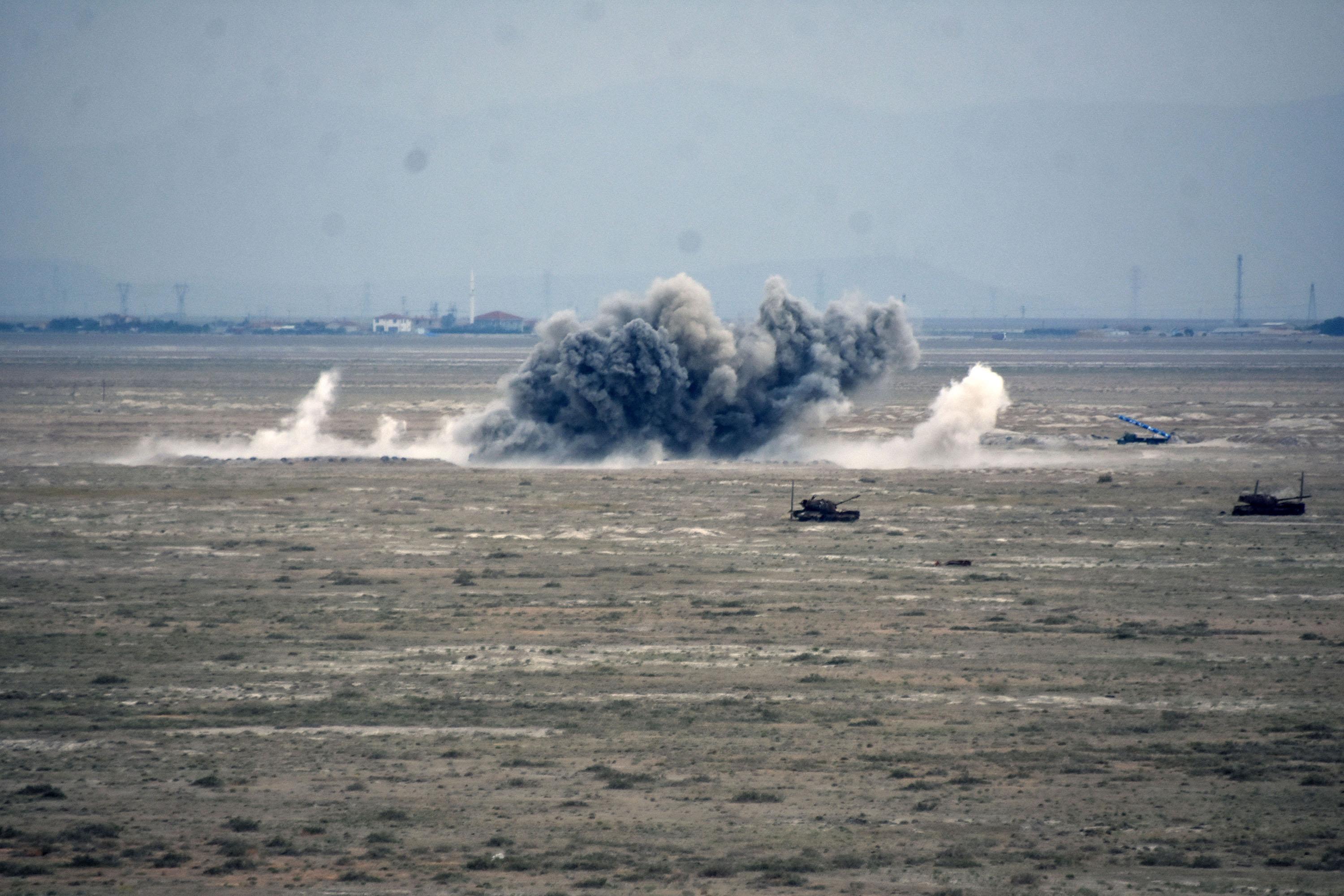 Nefes kesen Uluslararası Anadolu Ankası-2021 Tatbikatına Hürkuş da katıldı