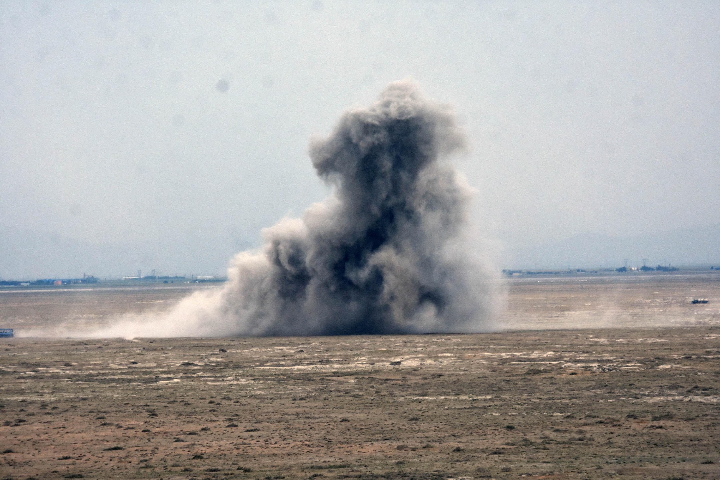Nefes kesen Uluslararası Anadolu Ankası-2021 Tatbikatına Hürkuş da katıldı