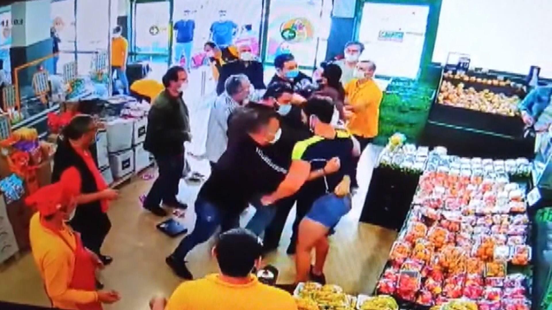 Marketteki sıra tartışmasında dehşet: 3 jandarma görevlisini yaraladı, serbest kaldı