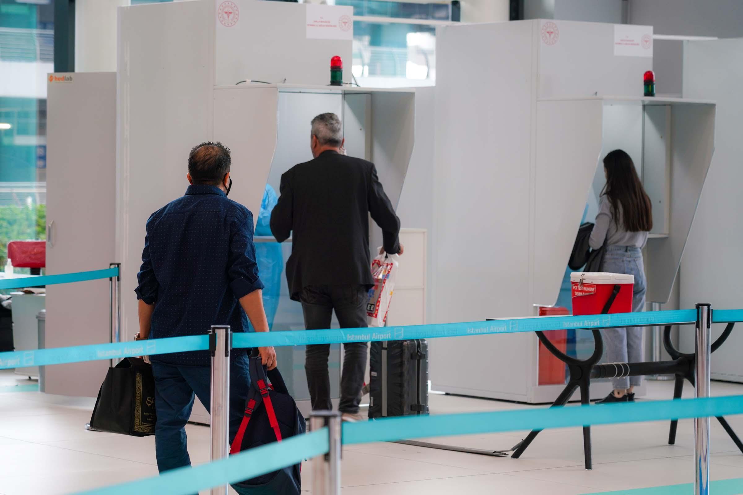 İstanbul Havalimanında yolcular 1,5 saatte PCR test sonuçlarını alabilecek
