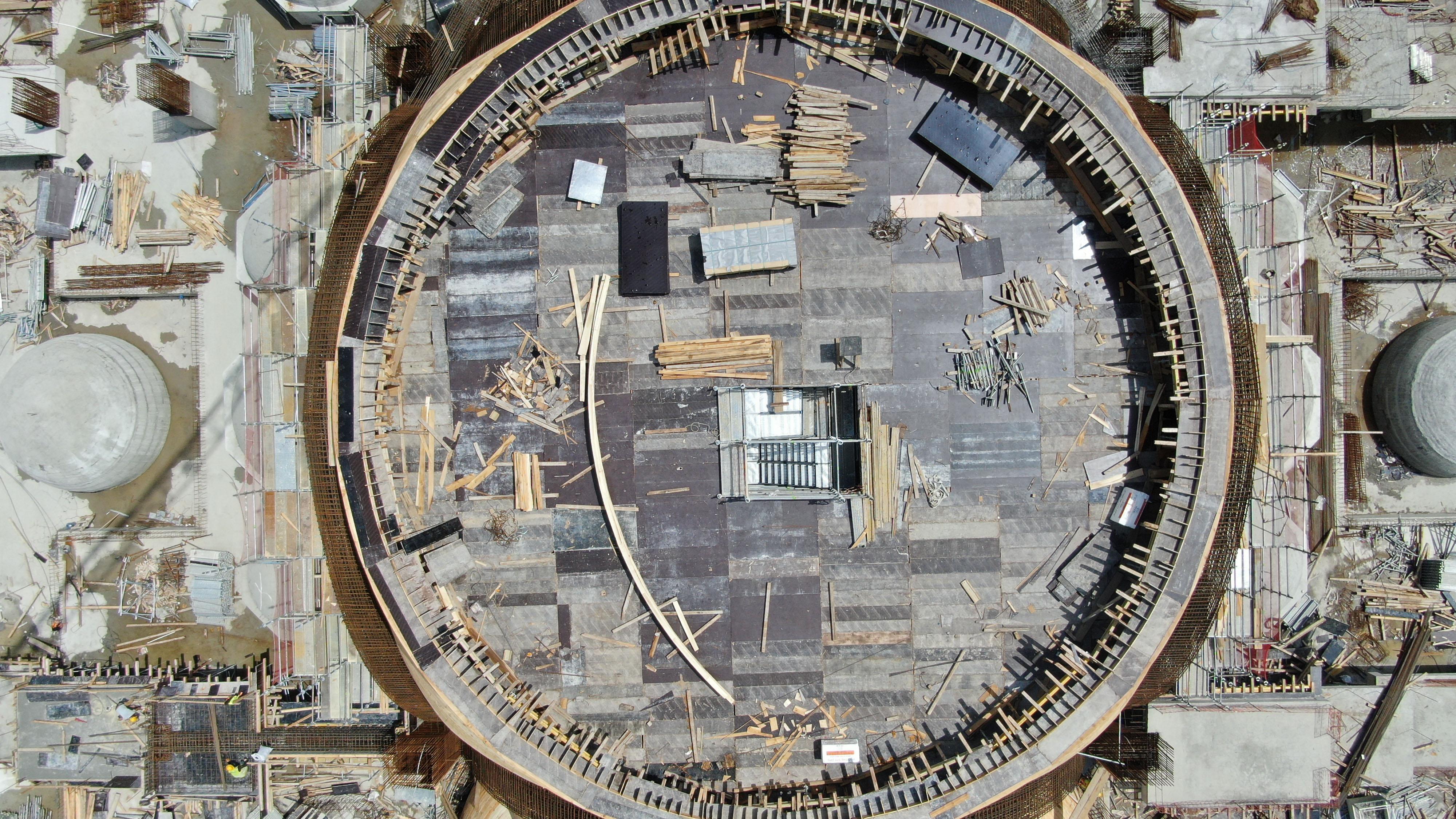 Barbaros Hayrettin Paşa Caminin yüzde 75i tamamlandı